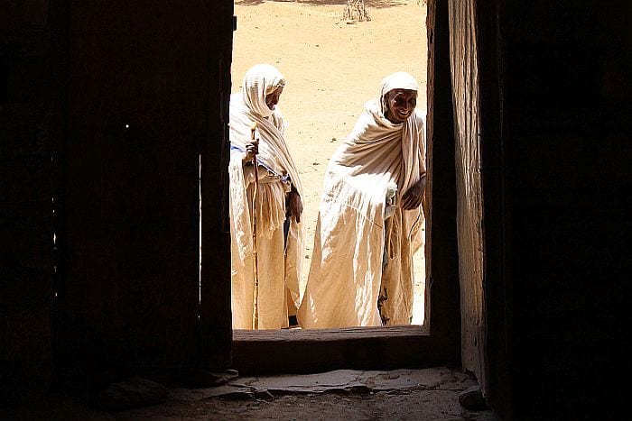 Visit Axum Ethiopia - pilgrims to Yeha