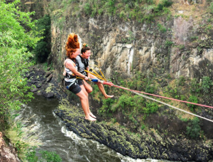 Highwire activities at Victoria Falls