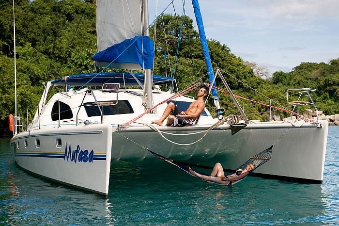 Yachting on lake Malawi