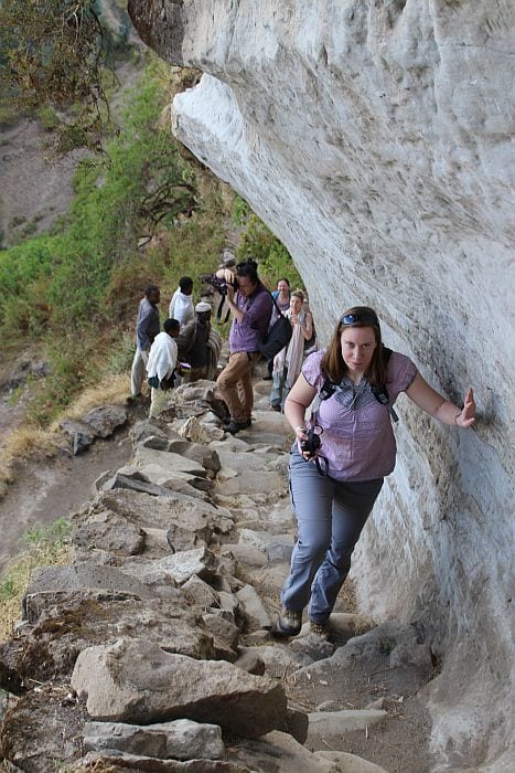 Hiking to a monastery near Lalibela, Ethiopia tours & holiday packages