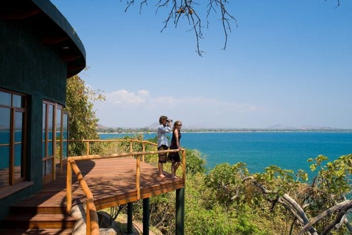 Malawi Bush & Beach Getaway-Pumulani-Lodge-Deck-View