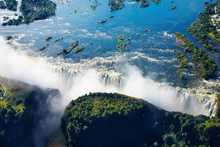 Victoria Falls on zimbabwe safari explorer