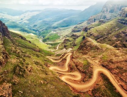 Self-drive south africa -sani pass road to Lesotho