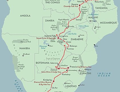 Rovios Rail Pretoria to Dar es Salaam luxury train journey