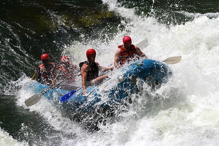 White water rafting - Victoria Falls Safari Holidays