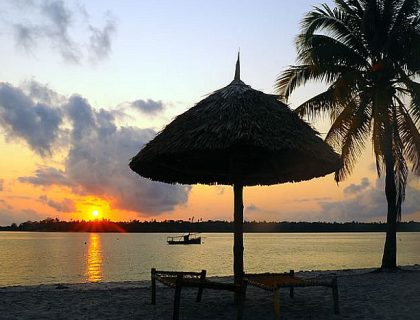 Tanzania coast sunset