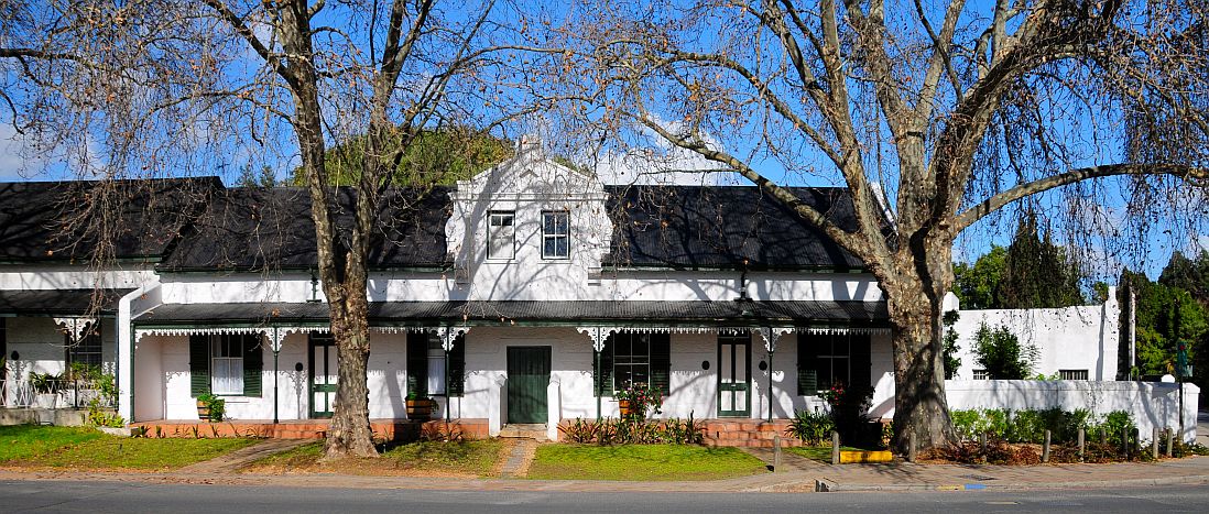 Stellenbosch Dorp Street in winter