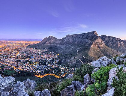 Cape Town at dusk