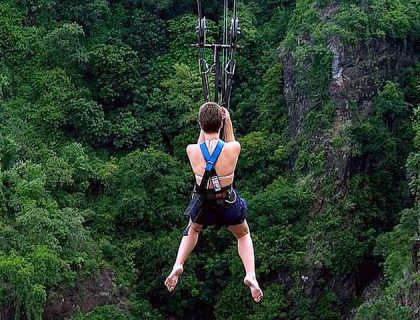 Highwire activities at Victoria Falls