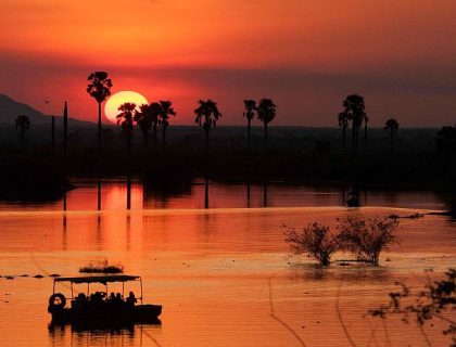 Selous sunset - courtesy of Lake Manze Camp