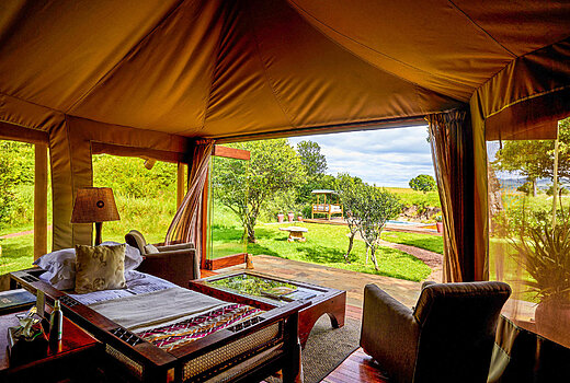 Forest Honeymoon Tent with a pool (Tent 7)