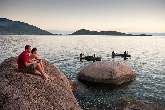 Malawi safari costs - Lake Malawi Domwe Island Camp honeymoon Kayaking