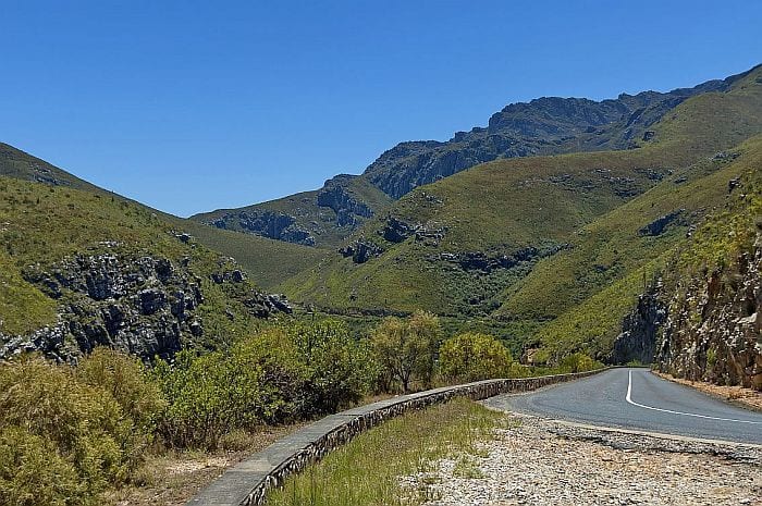 Scenic Tradouw pass just off Route 62