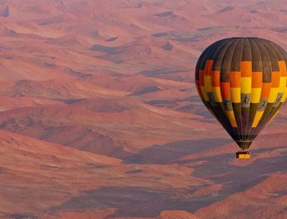 Hot air ballooning over the Namib