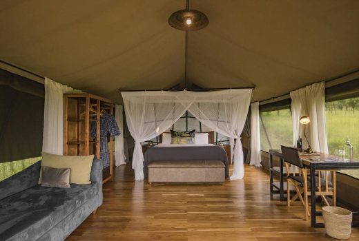 Tented room