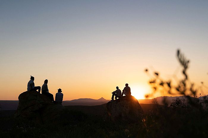 Sunset near Clanwilliam in Cederberg mountains