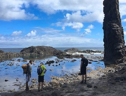 Saint Helena hiking - Lors wife
