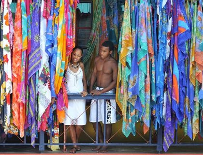 Market stalls to visit on a Mahe beach holiday