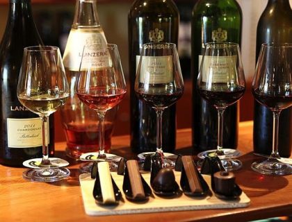 Wine & chocolate pariing at Lourensford, Somerset West