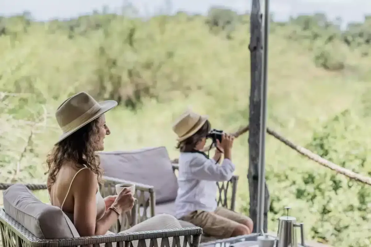 Kids ion Safari at Chikunto, Zambia family safari ideas