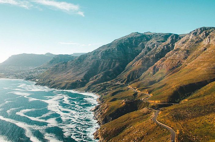 South Africa self-drive on Chapmans Peak Drive, Cape Town
