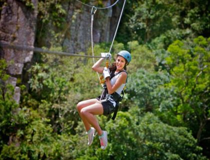 Magoesbaskloof treetop canopy tour, northern Limpopo