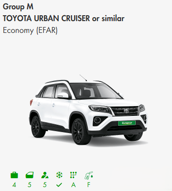 Europcar Group M with specs