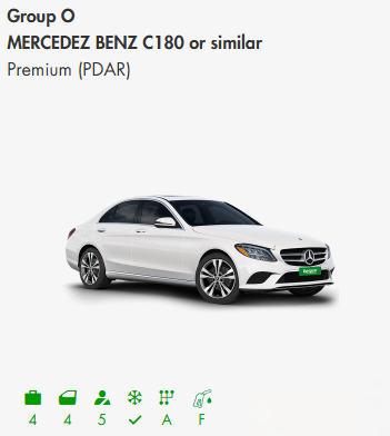 Europcar Group O with specs