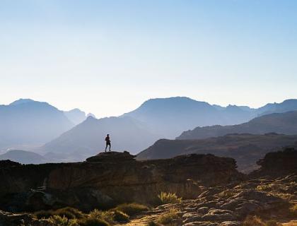 Trail running or walking in Cederberg Mountains, Cederberg accommodation