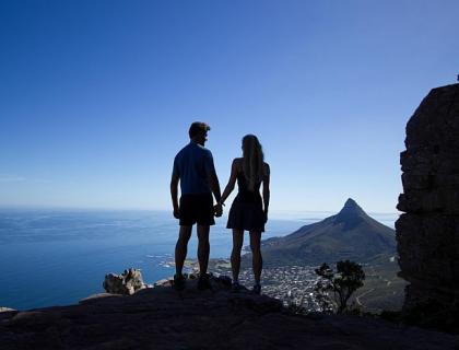 Best Honeymoon Destinations in Africa by season - hiking in cape Town