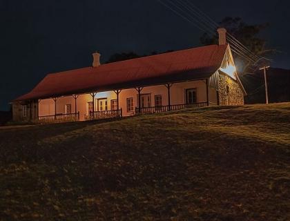 natal battlefields, Rorke's Drift hospital building at night