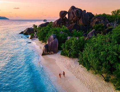 Anse Source D'Argent on La Digue, Seychelles