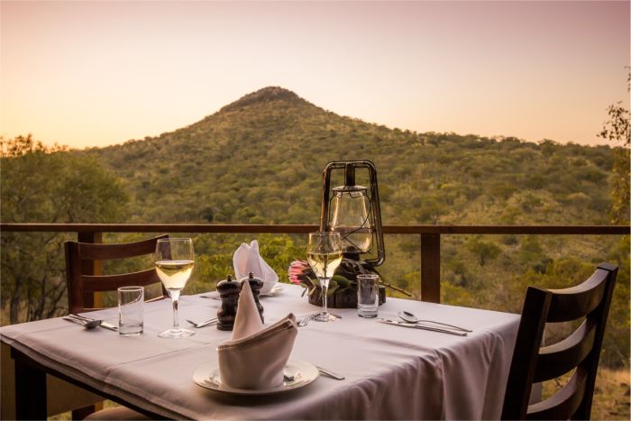Romantic dinner on the deck at Leopard Mountain Safari lodge - courtesy of Leopard Mountain Safari Lodge