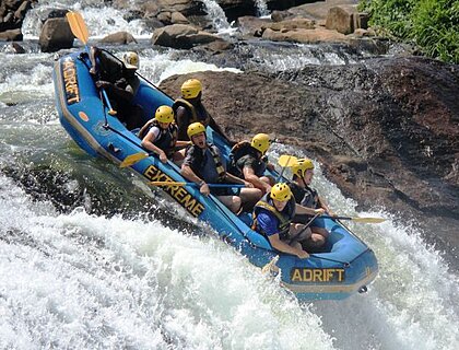Jinja White water rafting on River Nile
