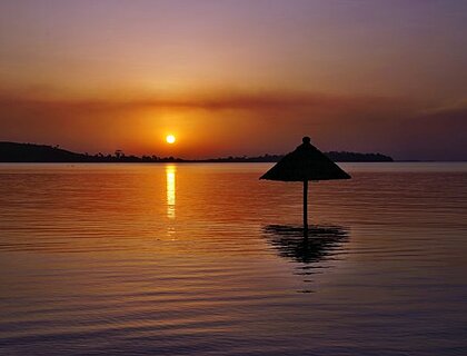 Lake Victoria at sunset