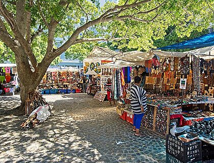 Cape Town city centre - Greenmarket Square