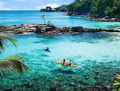 Indian Ocean Beach Holidays - kayaking in the Seychelles