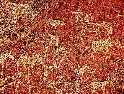 Damaraland safari - Twyfelfontein rock engravings