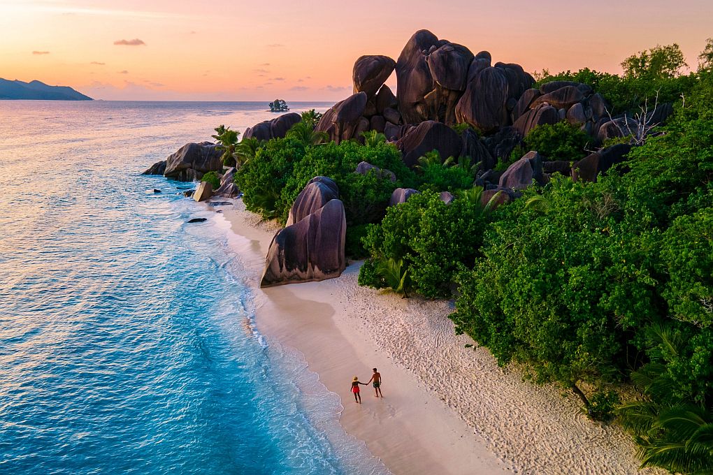 La Digue on the Seychelles